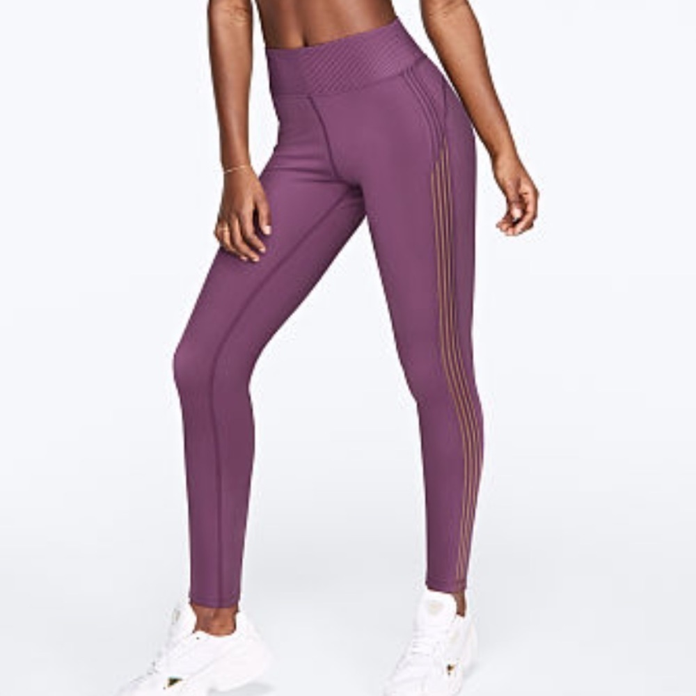 Victoria's secret Pnk Ultimate Stripe Trim Legging